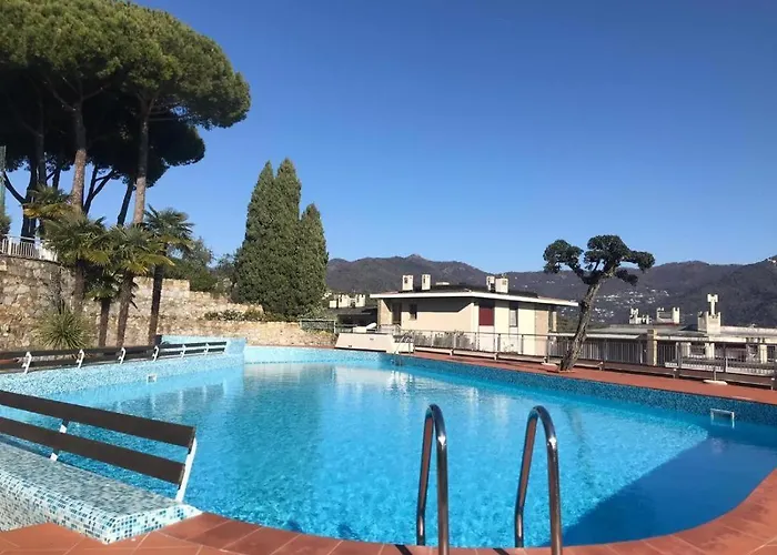Il Poggetto - Sea View In With Pool Semesterbostad Rapallo